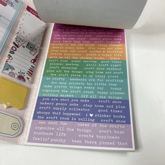 3/$30 The Happy Planner Book MISS MAKER Stickers 2018 Me & My Big Ideas - Picture 9 of 10